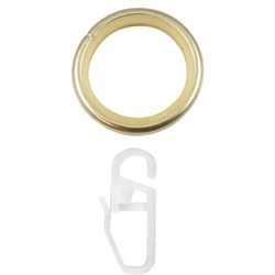 кольца для карниза металлические бесшумные 16мм упак.10 шт - фото 10595