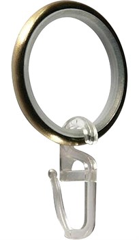 Кольца для карниза металлические бесшумные 25мм упак.10 шт - фото 10644